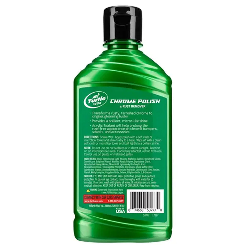 Pulidor Para Cromados Turtle Wax 296 Ml