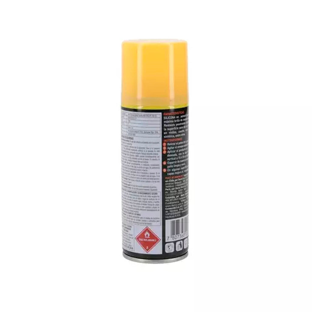 Mini Silicona En Spray Aroma Vainilla 200Cc Motorlife
