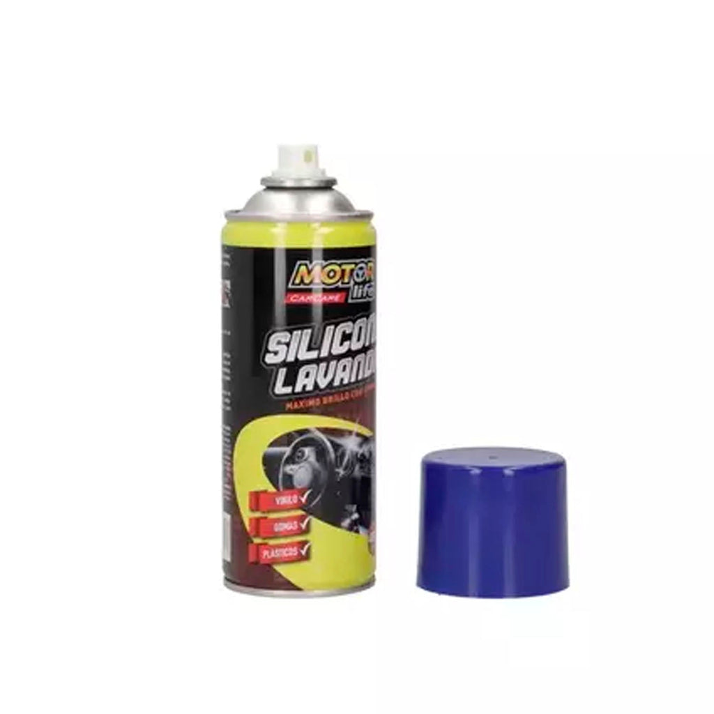 Silicona En Spray Con Aroma Lavanda 450Cc Motorlife