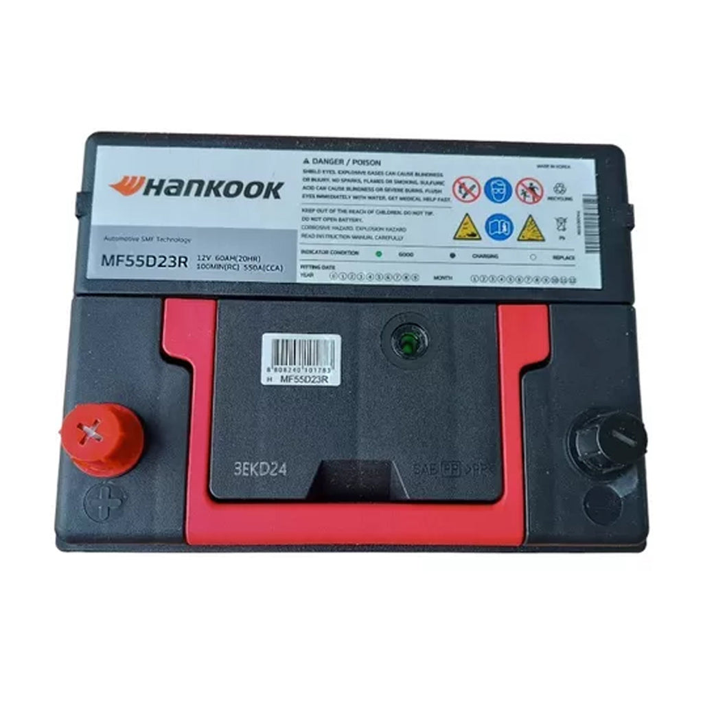 Batería De Auto HANKOOK MF55D23R 60AH 550CCA