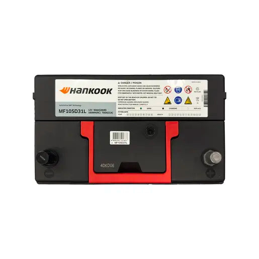 Batería Hankook MF105D31L 90AH 750CCA