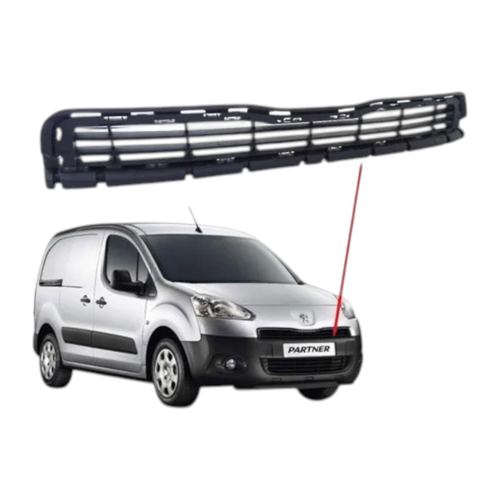 Rejilla Superior Parachoque Delantero Peugeot Partner 2012/2015