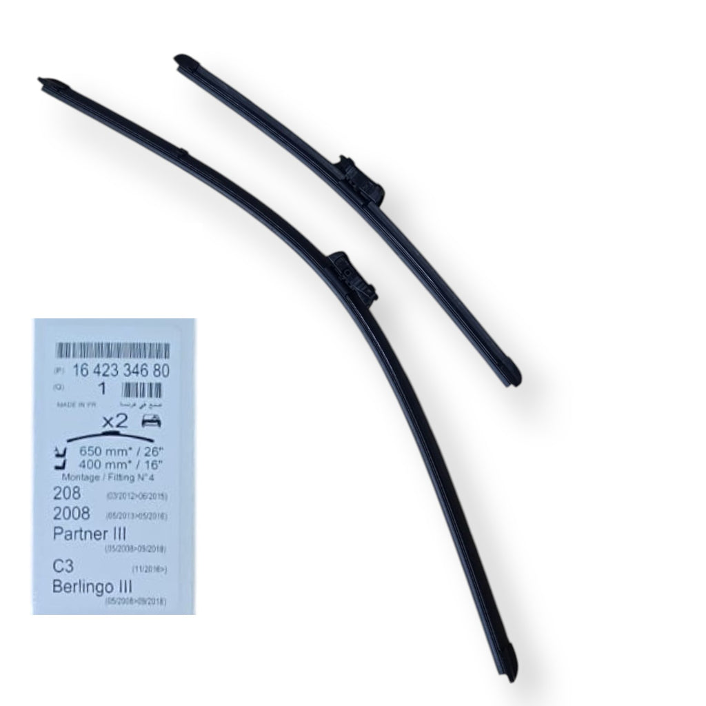 Par Plumillas Original Peugeot 208 Partner Citroen C3 Berlingo 2012 a 2019