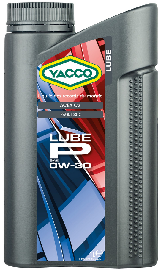 Aceite Motor Yacco 0w30 Lube P 2 Litros