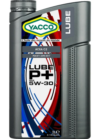 Aceite Motor Yacco 5w30 Lube P+ 2 Litros