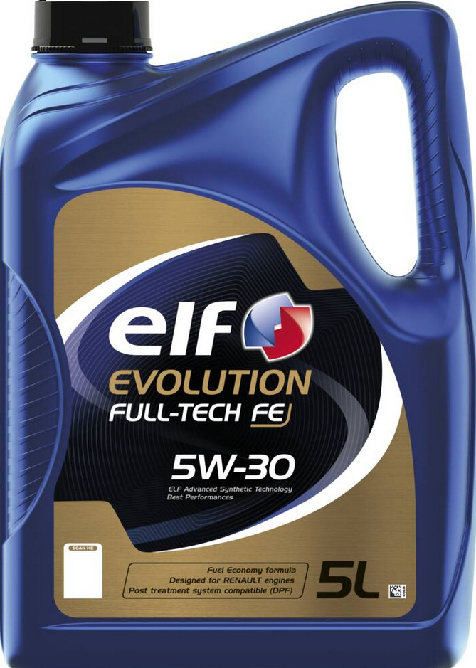 Aceite Motor 5w30 Elf Evolution Fe 5 Litros Acea C4 Renault Fiat