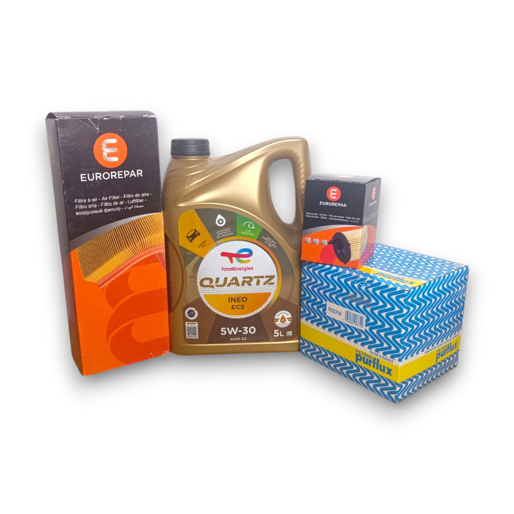 Kit Filtros Total 5w30 Peugeot Citroen 1.6 16v Hdi