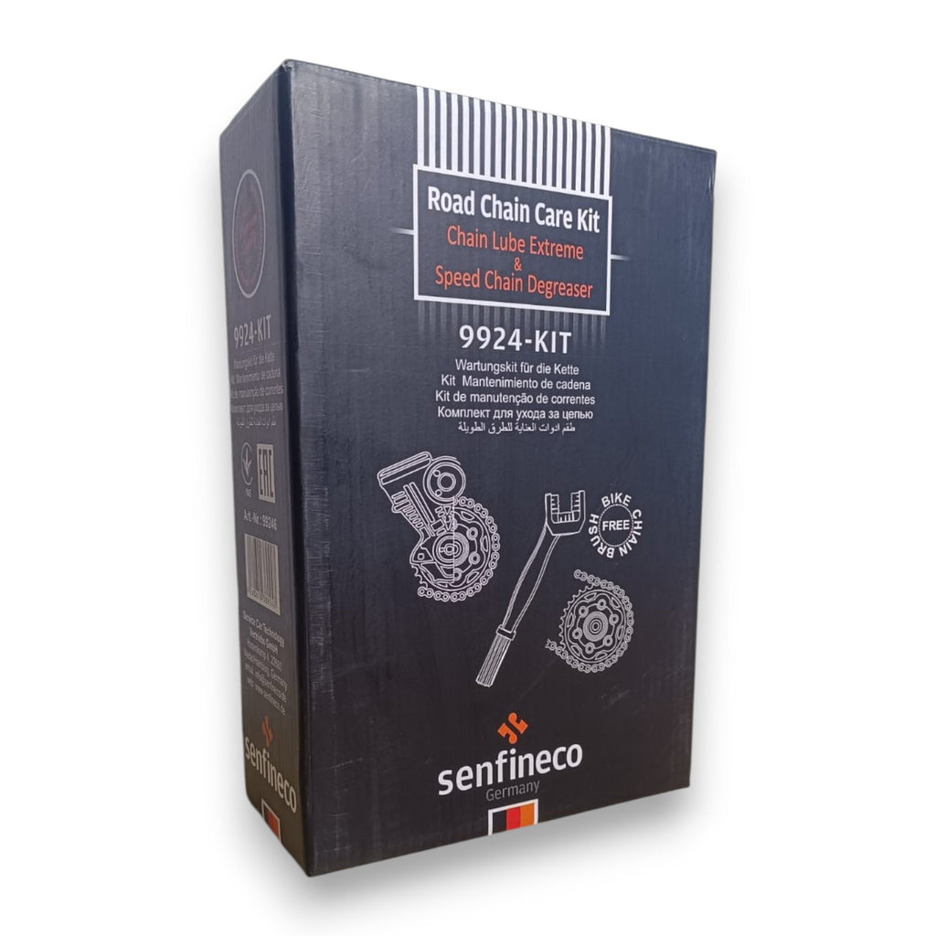 Kit 3 Piezas Mantencion De Cadena Uso Profesional - Limpiador + Lubricante + Escobilla