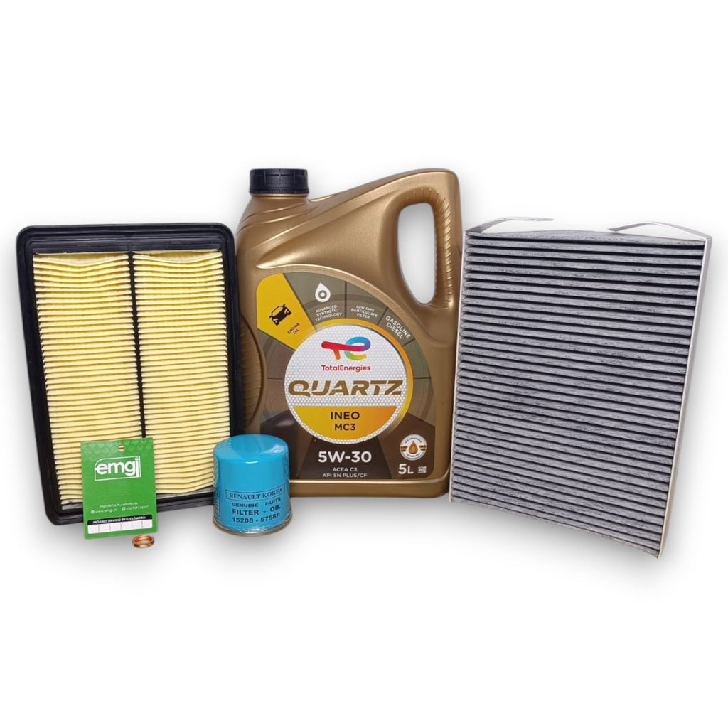 Kit Filtros y Aceite Renault Koleos 2.5 2018+