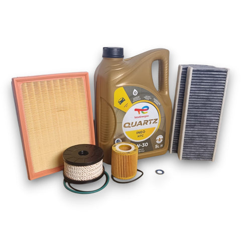Kit Filtros y Aceite Total 5W30 HTC Peugeot 308 1.5 BlueHDi