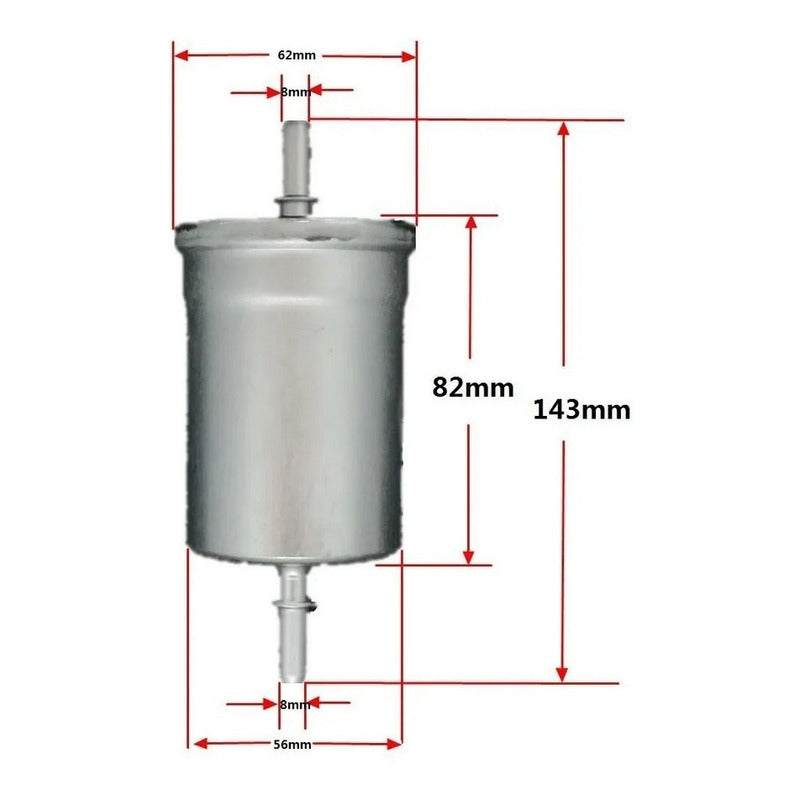 Filtro Bencina Peugeot Citroen Renault 1.2 1.4 1.6 2.0