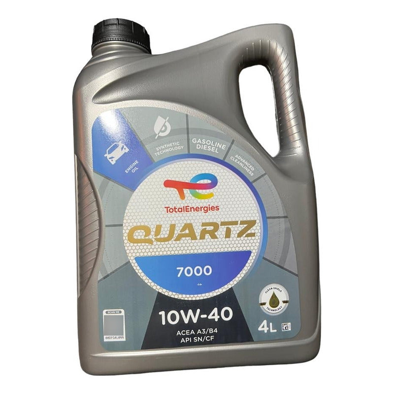 Aceite Motor Total Quartz 7000 Sintético 10w40 4l